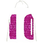 fuchsia sequin No Full Print Apron