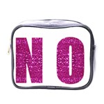 fuchsia sequin No Mini Toiletries Bag (One Side)