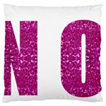 fuchsia sequin No Large Cushion Case (One Side)