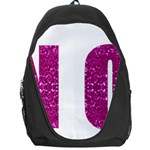 fuchsia sequin No Backpack Bag