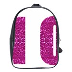 fuchsia sequin No School Bag (XL)