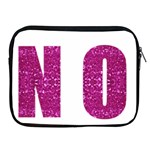 fuchsia sequin No Apple iPad 2/3/4 Zipper Case