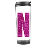 fuchsia sequin No Travel Tumbler