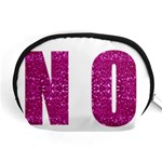 fuchsia sequin No Accessory Pouch (Medium)