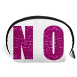 fuchsia sequin No Accessory Pouch (Large)