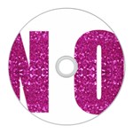 fuchsia sequin No CD Wall Clock