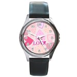 love05_bg3 Round Metal Watch