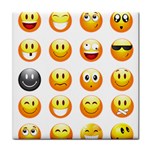 Smilies Emoji Tile Coaster