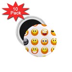 Smilies Emoji 1.75  Magnet (10 pack) 