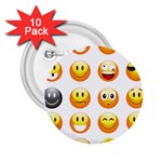 Smilies Emoji 2.25  Button (10 pack)