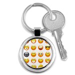 Smilies Emoji Key Chain (Round)