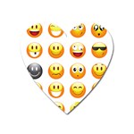 Smilies Emoji Magnet (Heart)