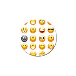 Smilies Emoji Golf Ball Marker (4 pack)