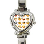 Smilies Emoji Heart Italian Charm Watch