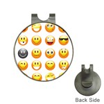 Smilies Emoji Golf Ball Marker Hat Clip