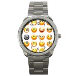 Smilies Emoji Sport Metal Watch