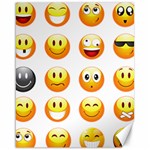 Smilies Emoji Canvas 16  x 20 