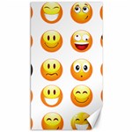 Smilies Emoji Canvas 40  x 72 