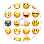 Smilies Emoji CD Wall Clock