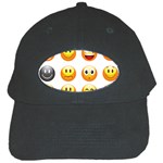 Smilies Emoji Black Cap