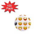 Smilies Emoji 1  Mini Magnet (100 pack) 