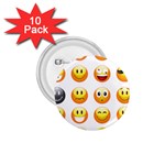 Smilies Emoji 1.75  Button (10 pack) 