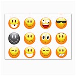 Smilies Emoji Postcards 5  x 7  (Pkg of 10)