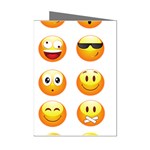 Smilies Emoji Mini Greeting Cards (Pkg of 8)