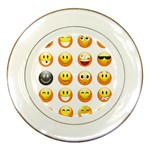 Smilies Emoji Porcelain Plate