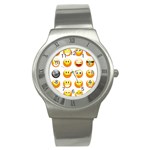 Smilies Emoji Stainless Steel Watch