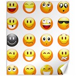 Smilies Emoji Canvas 20  x 24 