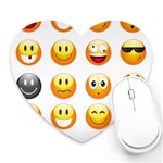 Smilies Emoji Heart Mousepad