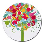 tree001 Round Mousepad