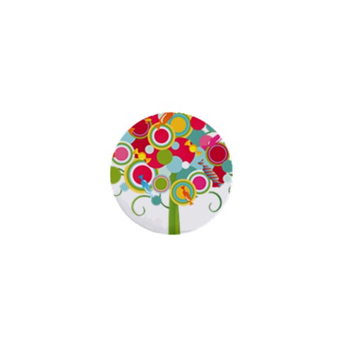 tree001 1  Mini Button from ArtsNow.com Front