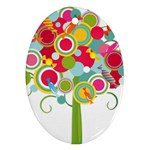 tree001 Ornament (Oval)