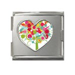 tree001 Mega Link Heart Italian Charm (18mm)