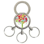 tree001 3-Ring Key Chain