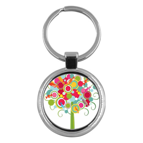 tree001 Key Chain (Round) from ArtsNow.com Front