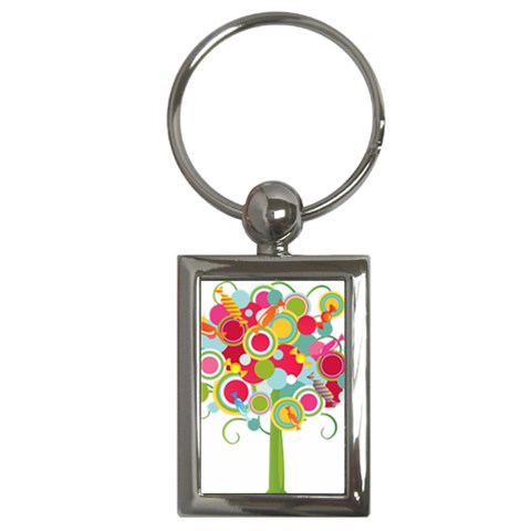 tree001 Key Chain (Rectangle) from ArtsNow.com Front