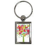 tree001 Key Chain (Rectangle)