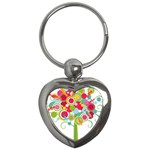 tree001 Key Chain (Heart)