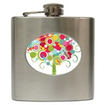 tree001 Hip Flask (6 oz)