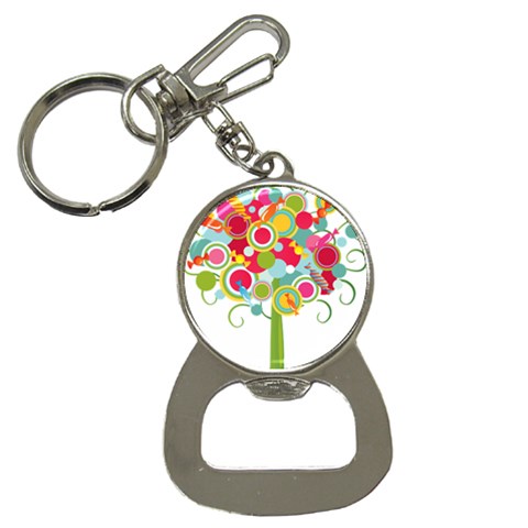 tree001 Bottle Opener Key Chain from ArtsNow.com Front