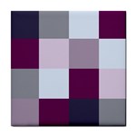 Color squares 3 ceramic wall tile / Tile Coaster / Tile trivet