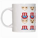 Uncle Sam Emoji White Mug