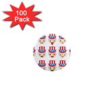 Uncle Sam Emoji 1  Mini Magnet (100 pack) 