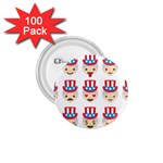 Uncle Sam Emoji 1.75  Button (100 pack) 