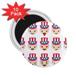 Uncle Sam Emoji 2.25  Magnet (10 pack)