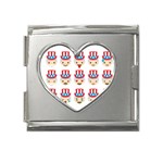 Uncle Sam Emoji Mega Link Heart Italian Charm (18mm)