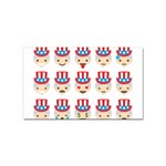 Uncle Sam Emoji Sticker (Rectangular)